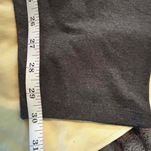 NEW PHOTOS! LEGGINGS, MADE IN CANADA, DARK HEATHER GREY, SIZE 4X, PULL ON, COTTO - Picture 4 of 9